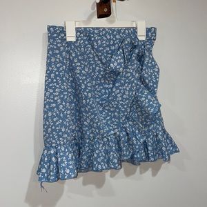 Floral Mini Skirt